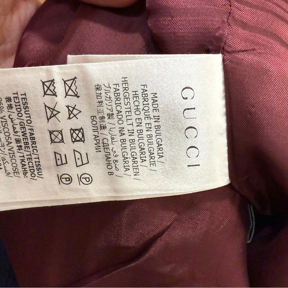 Gucci uniform jacket blazer viscose linen gauze 617705 size 40 - Picture 5 of 8